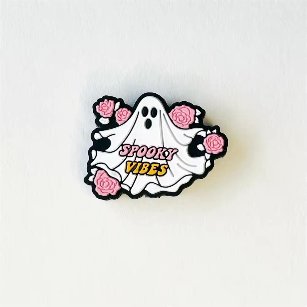 Spooky Vibes Ghost Focal Bead