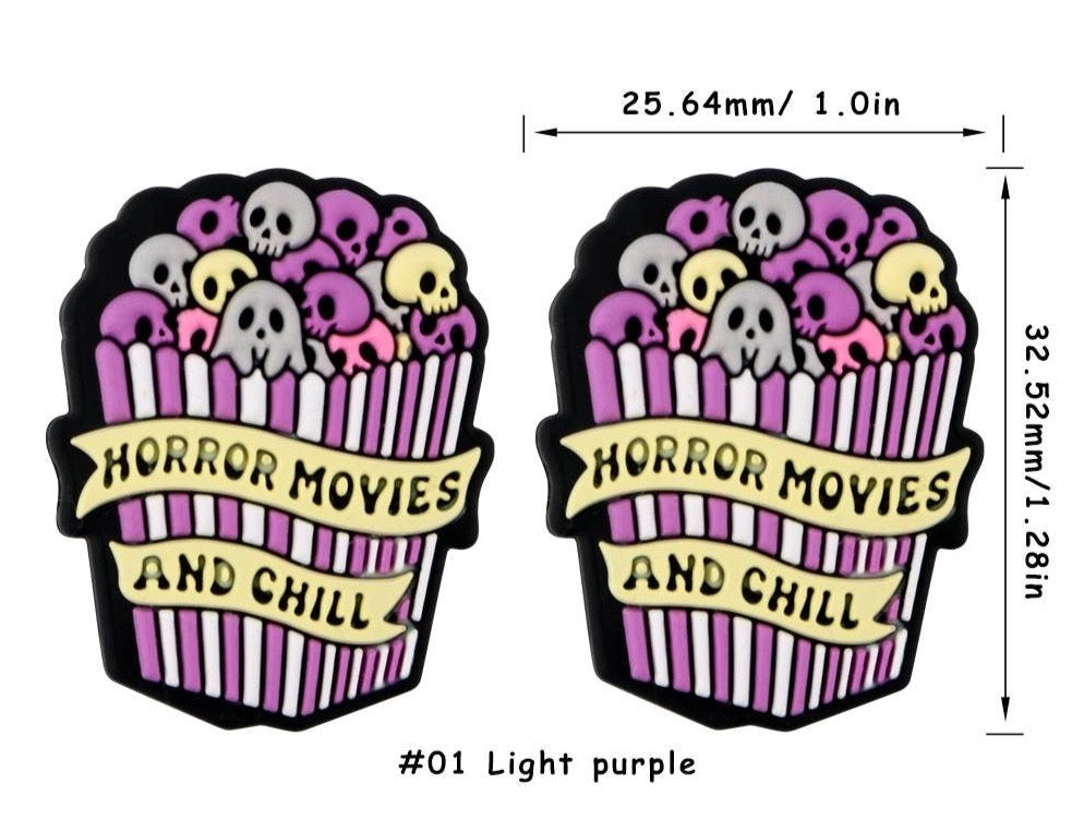 Horror Movies & Chill Focal Bead