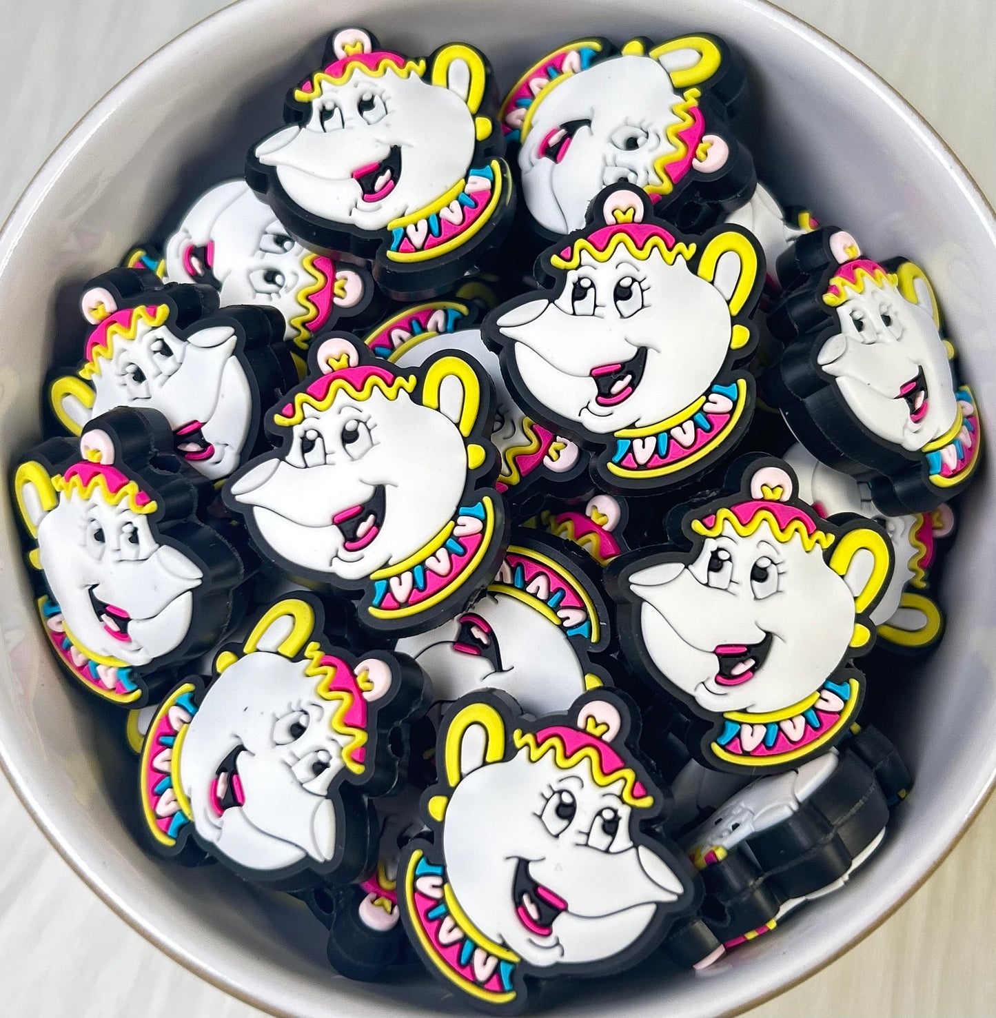 Mrs. Potts & Chip Focal Bead