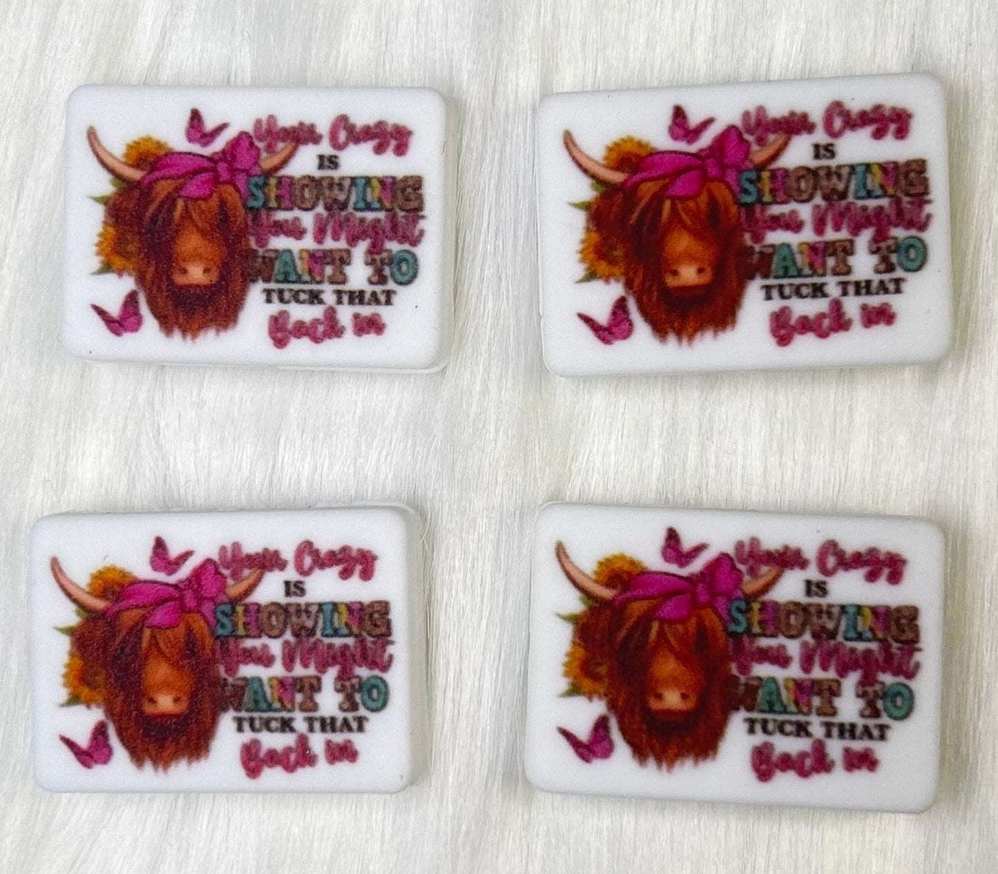 'Your Crazy Is Showing, You Might Want To Tuck That Back In' Focal Bead