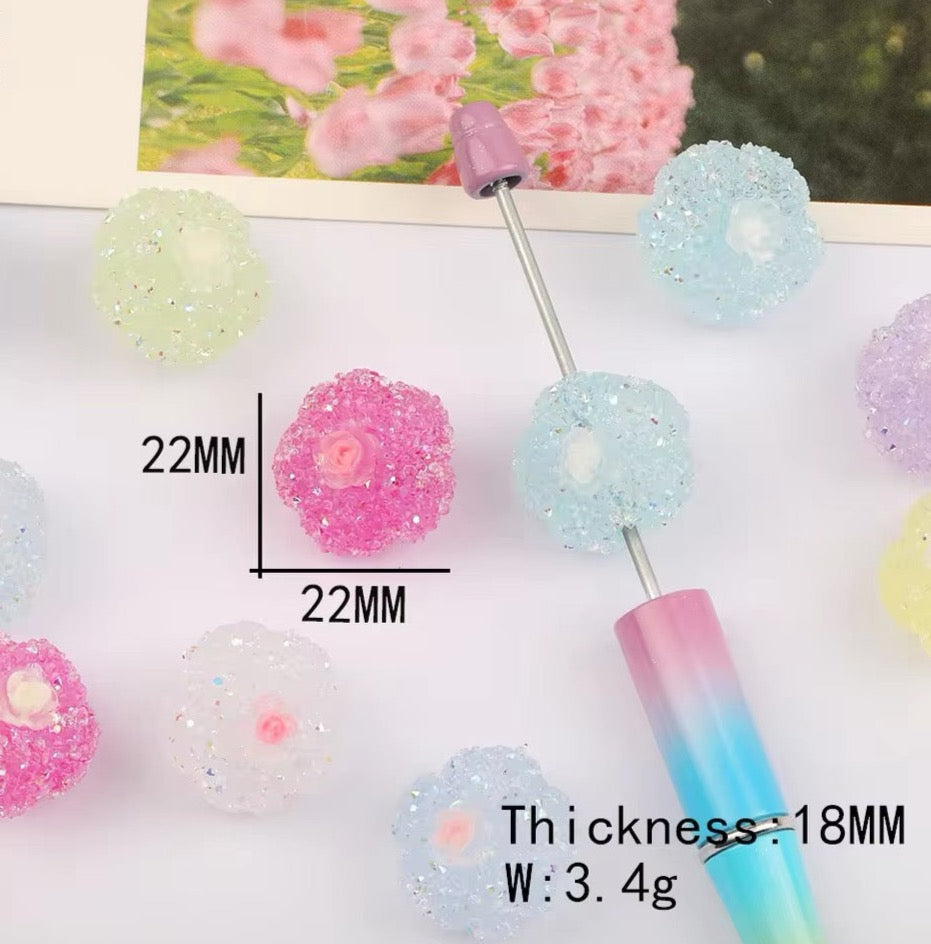 Fancy Sugar Flower Beads