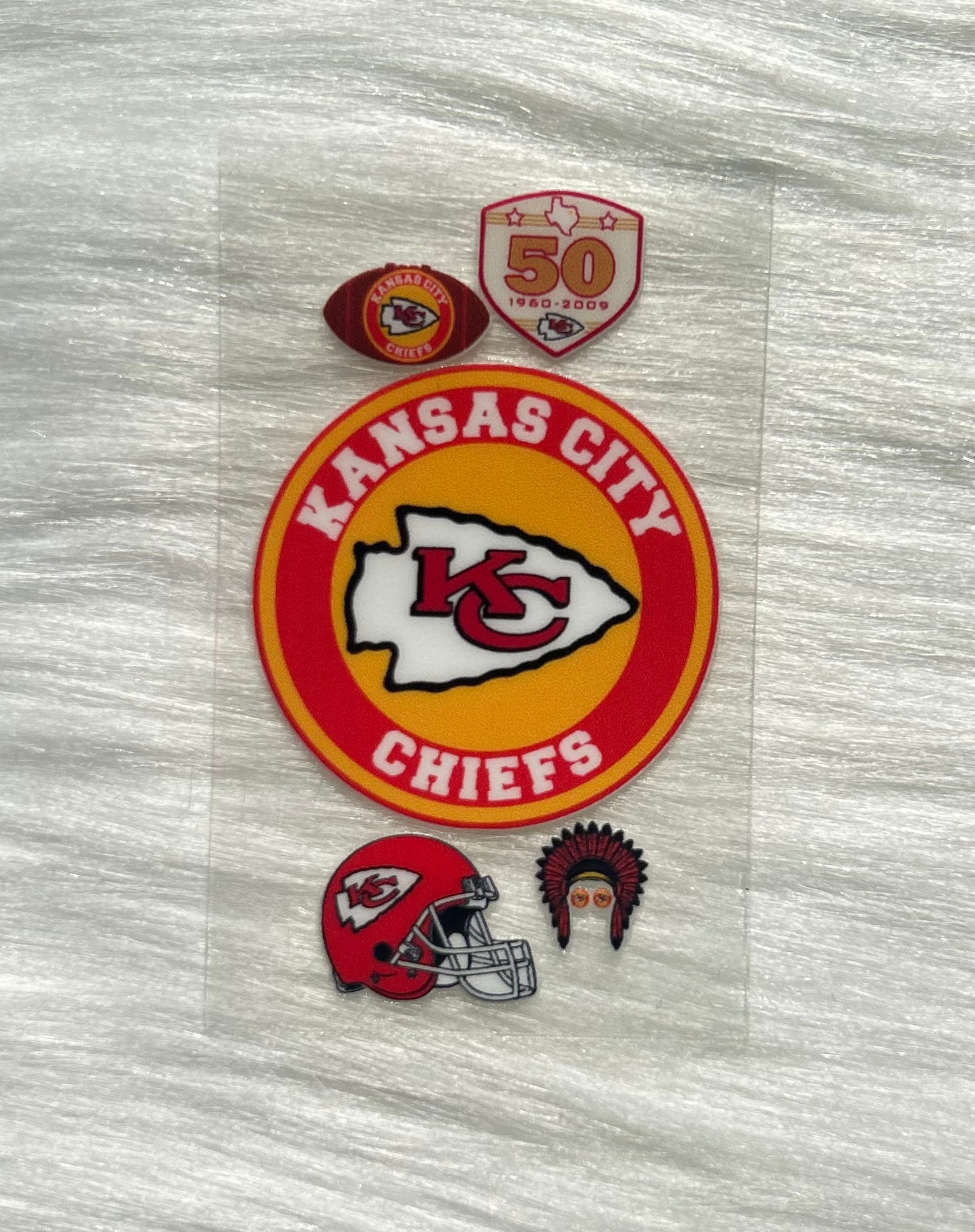 Football Keychain Decal