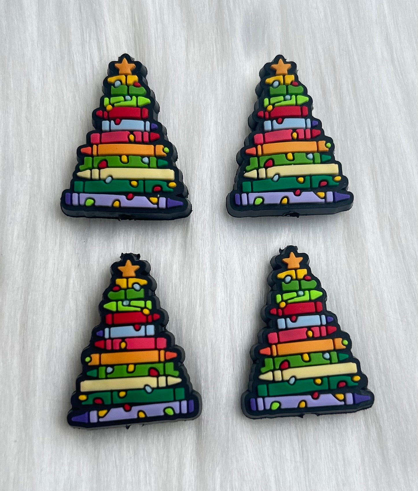 Crayon Christmas Tree Focal Bead