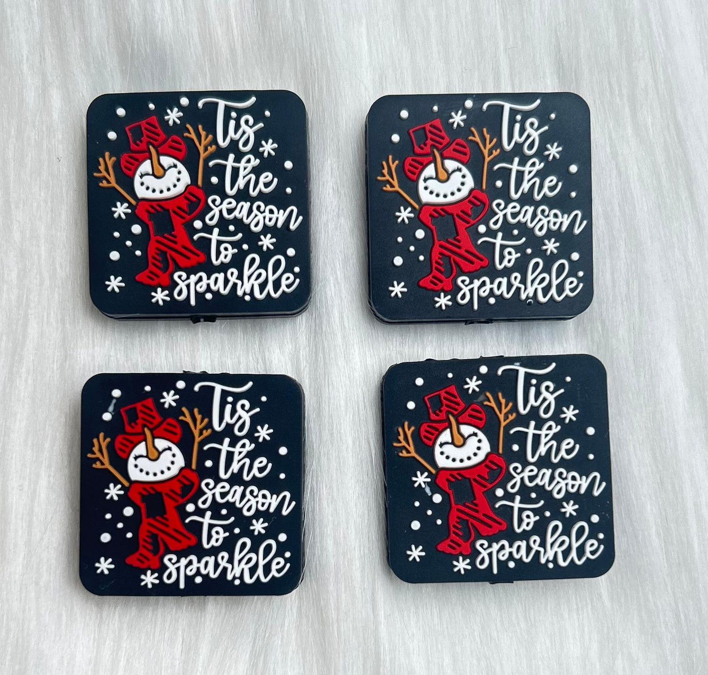 Tis The Season To Sparkle Focal Bead