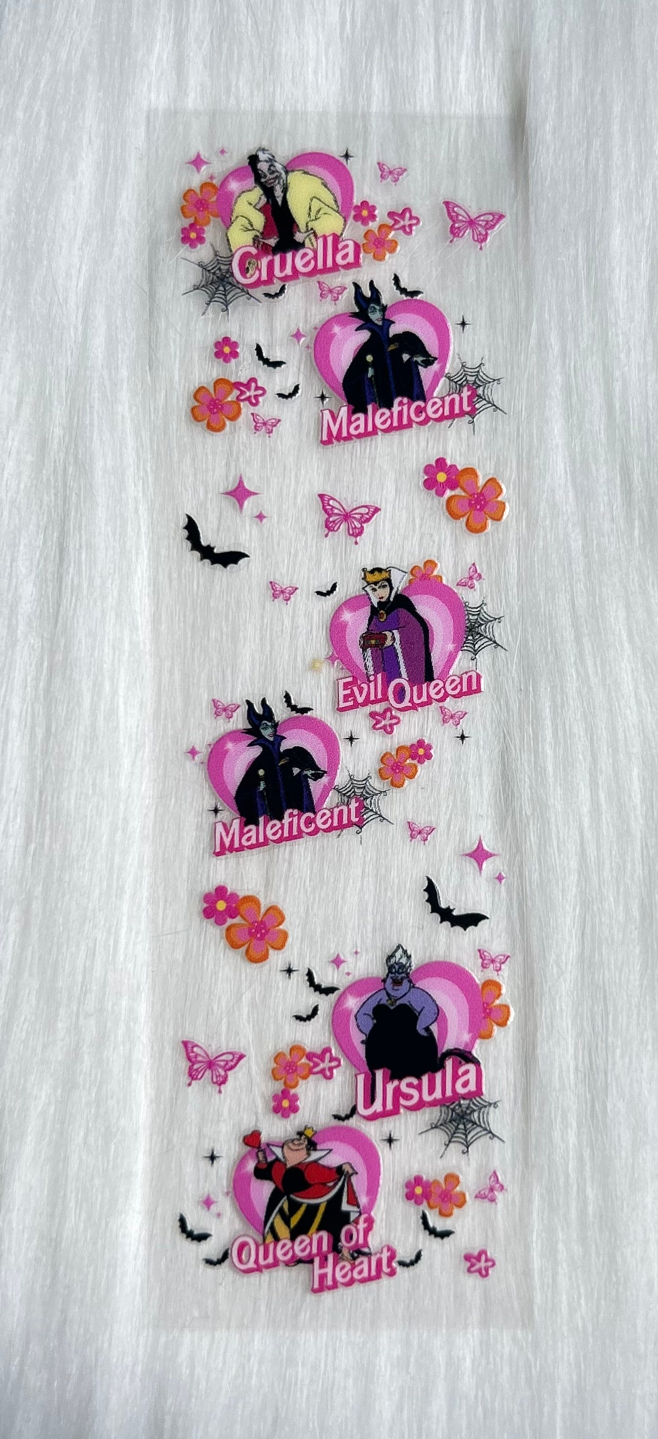 Villains UV DTF Bookmark Wrap