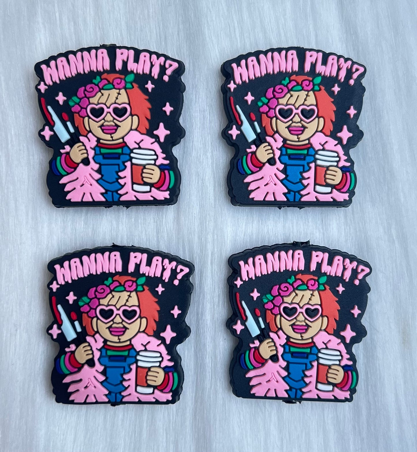 'Wanna Play?' Chucky Focal Bead