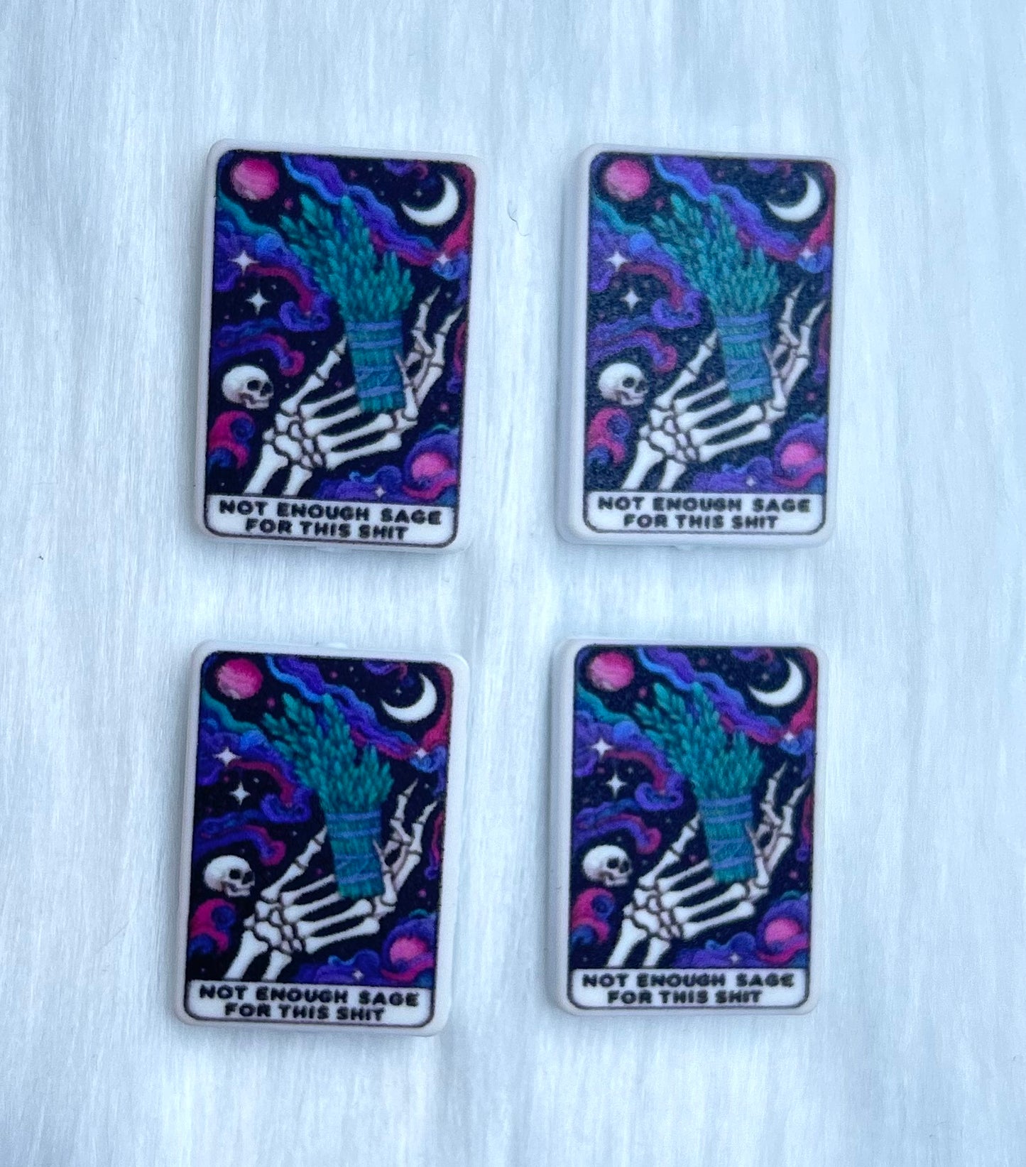 'Not Enough Sage For This Shit' Focal Bead