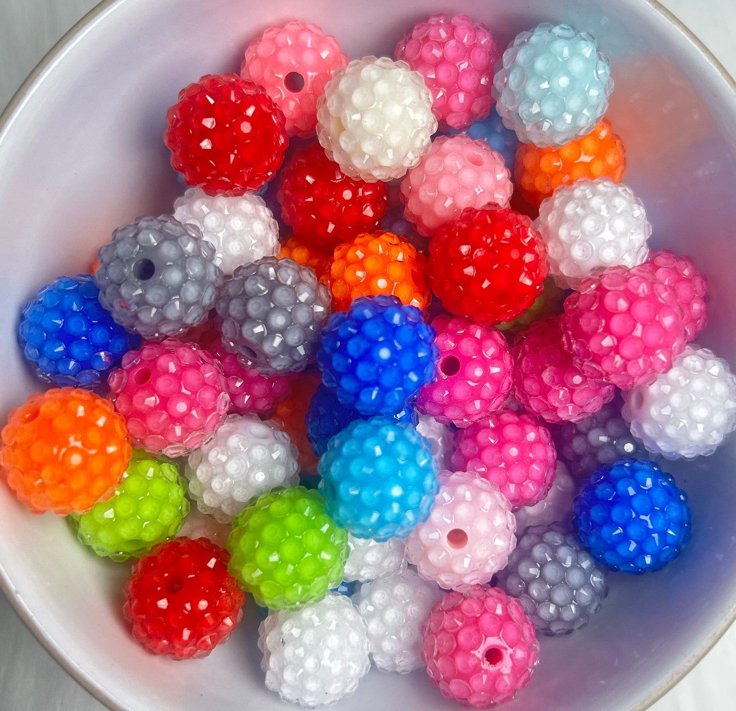 16mm Jelly Rhinestone Beads