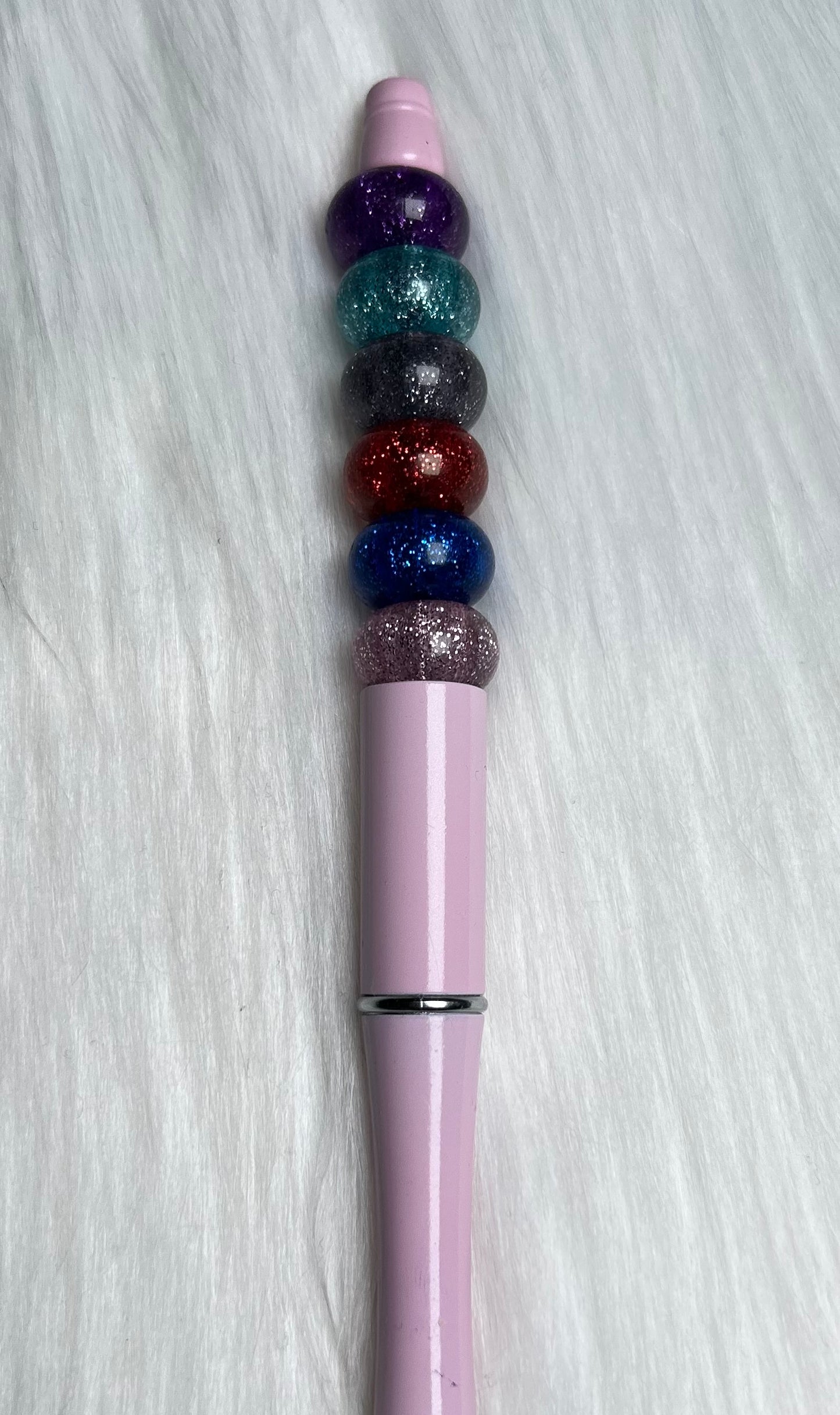 Glitter Wheel Spacer Beads