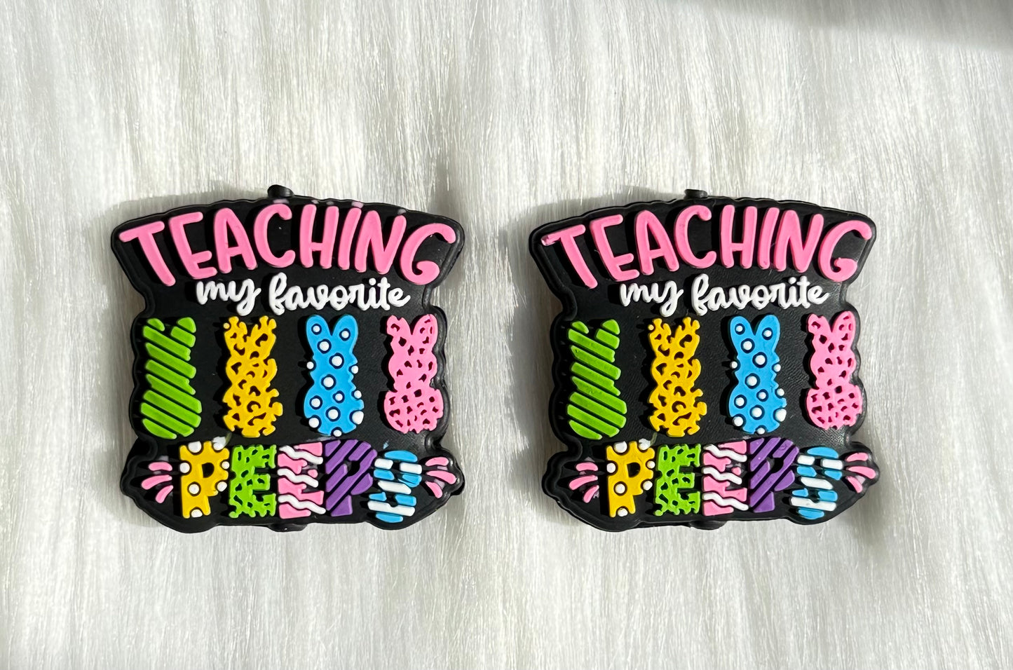 'Teaching My Favorite Peeps' Focal Bead