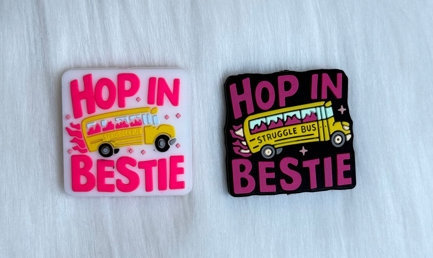 'Hop In Bestie' Struggle Bus Focal Bead