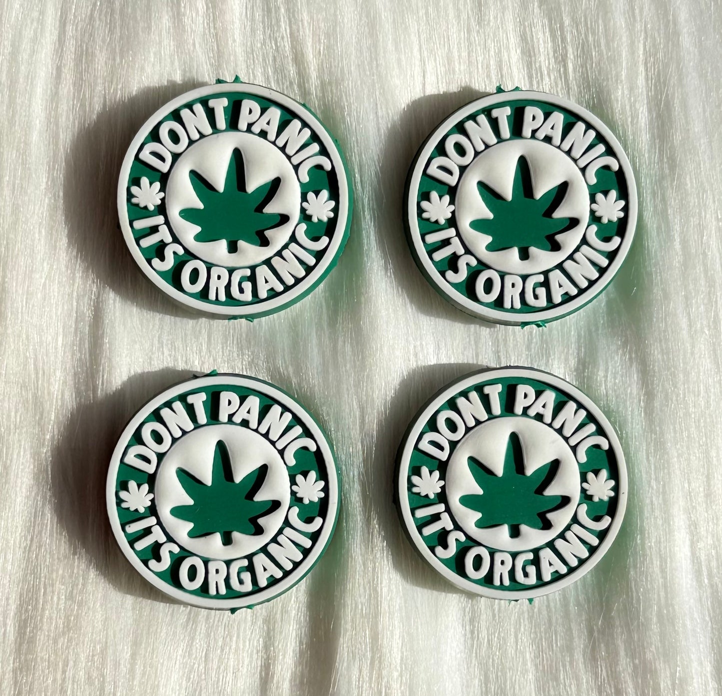 'Dont Panic Its Organic' Focal Bead