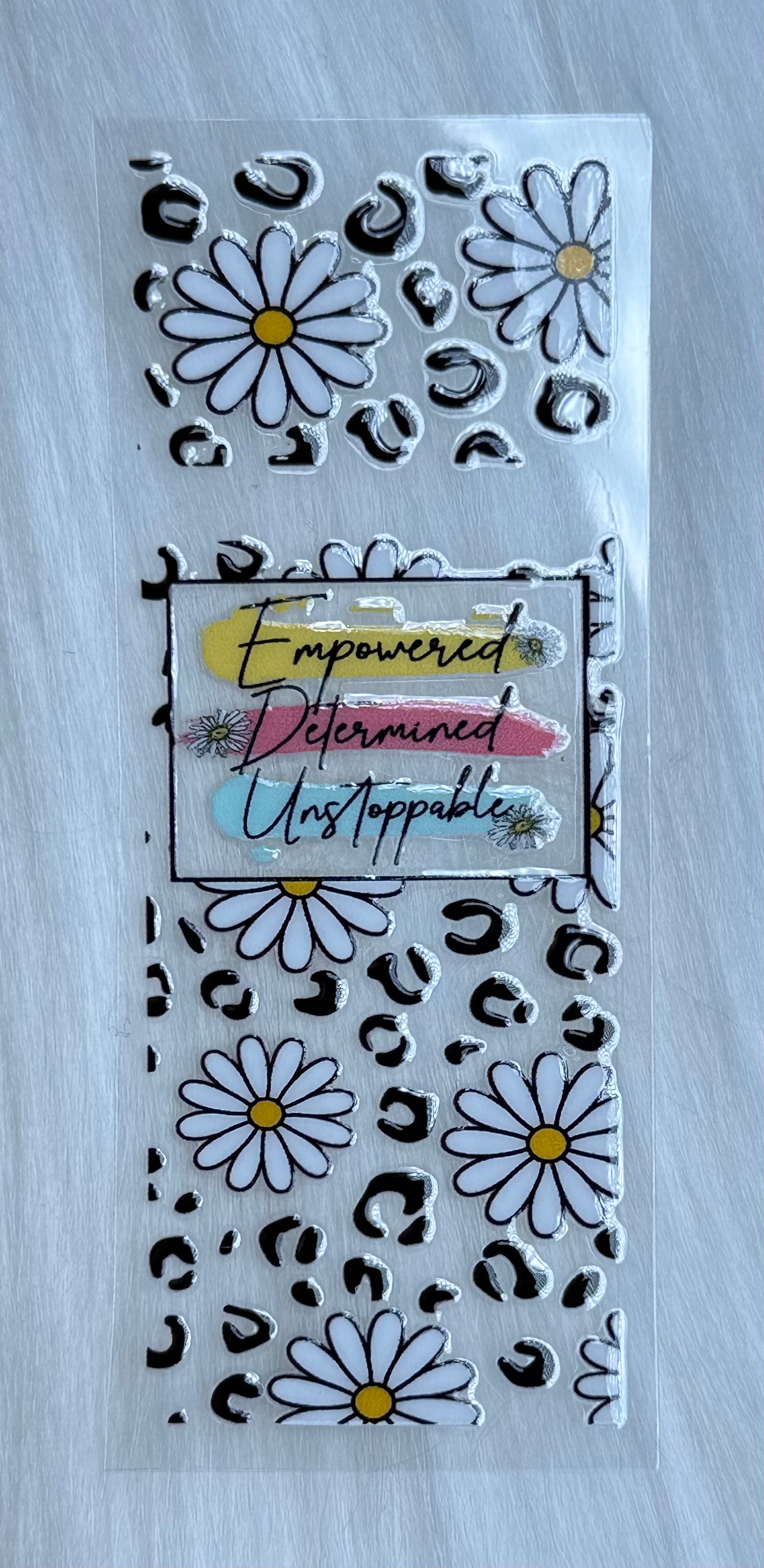 'Empowered, Determined, Unstoppable' Pen Wrap