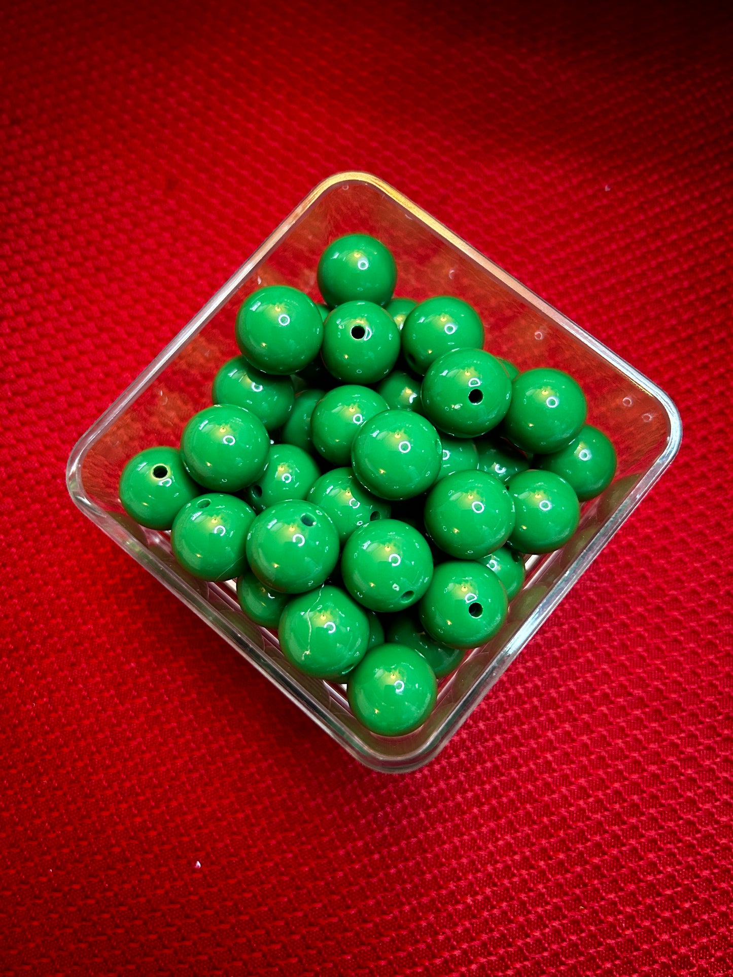 16mm Solid Color Acrylic Beads