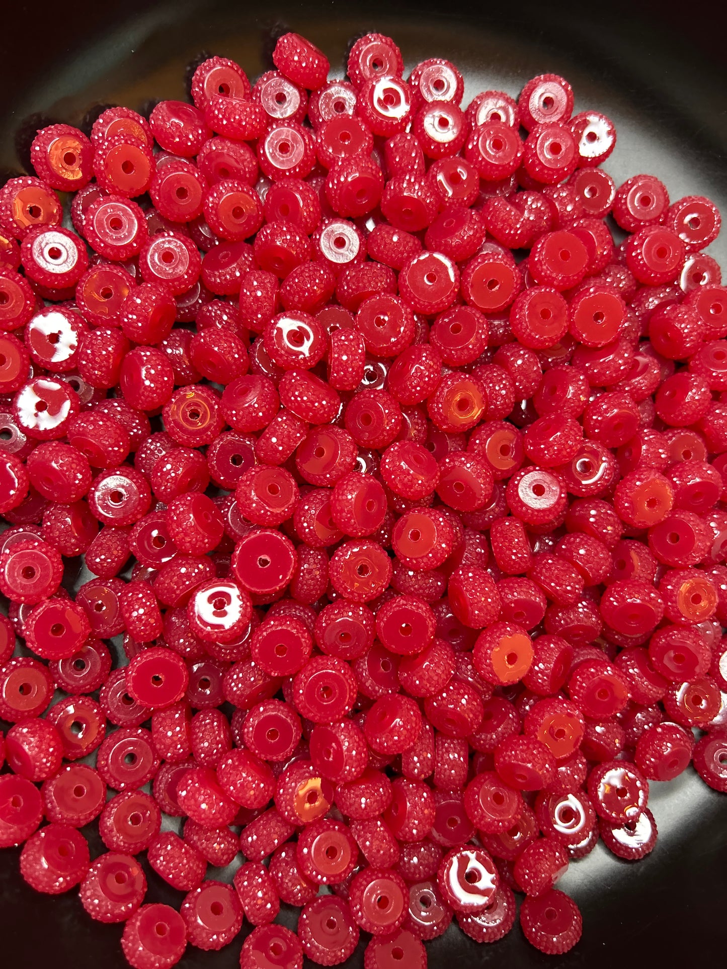 12mm Acrylic Spacer Beads