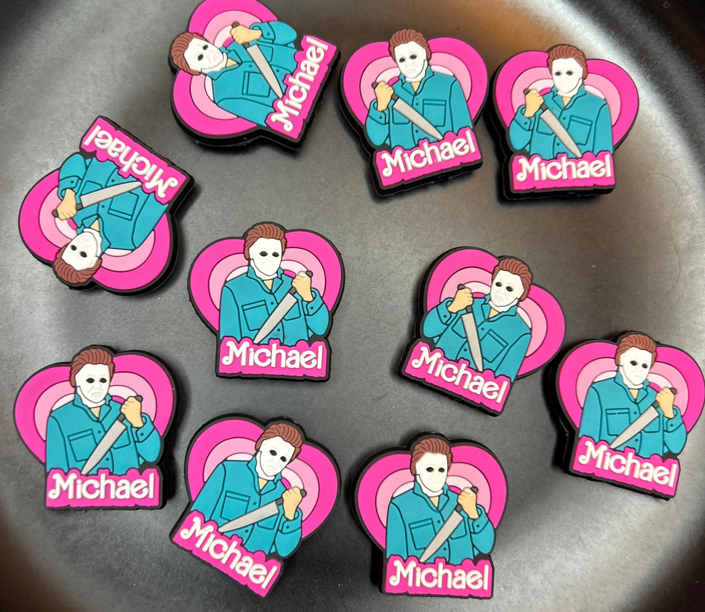 Mike Horror Heart with Name