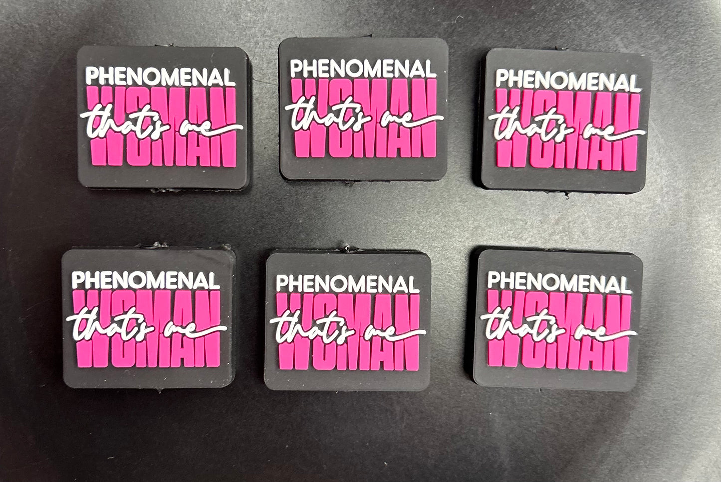 'Phenomenal Woman, That's Me' Focal Bead