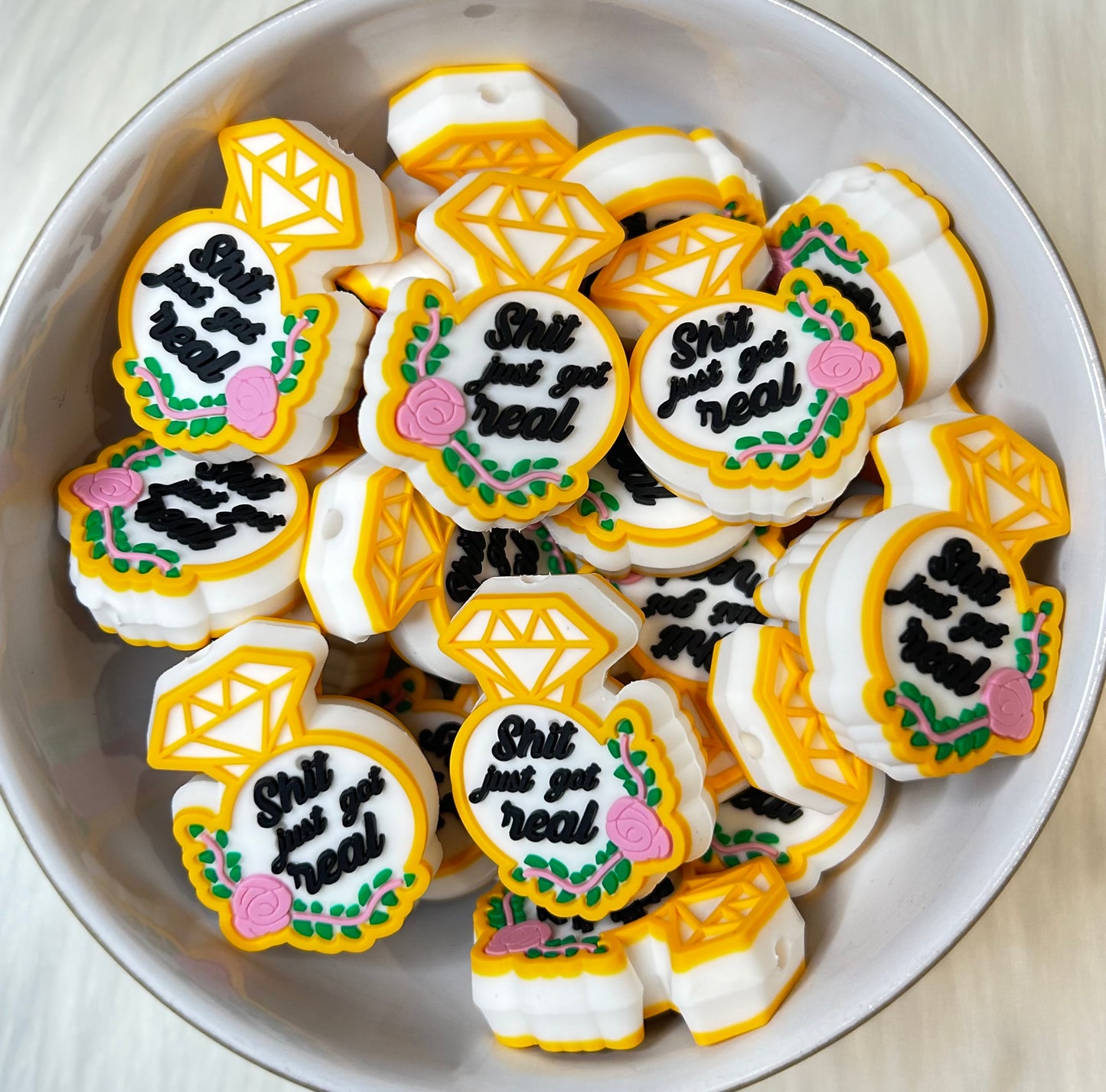 'Shit Just Got Real' Ring Focal