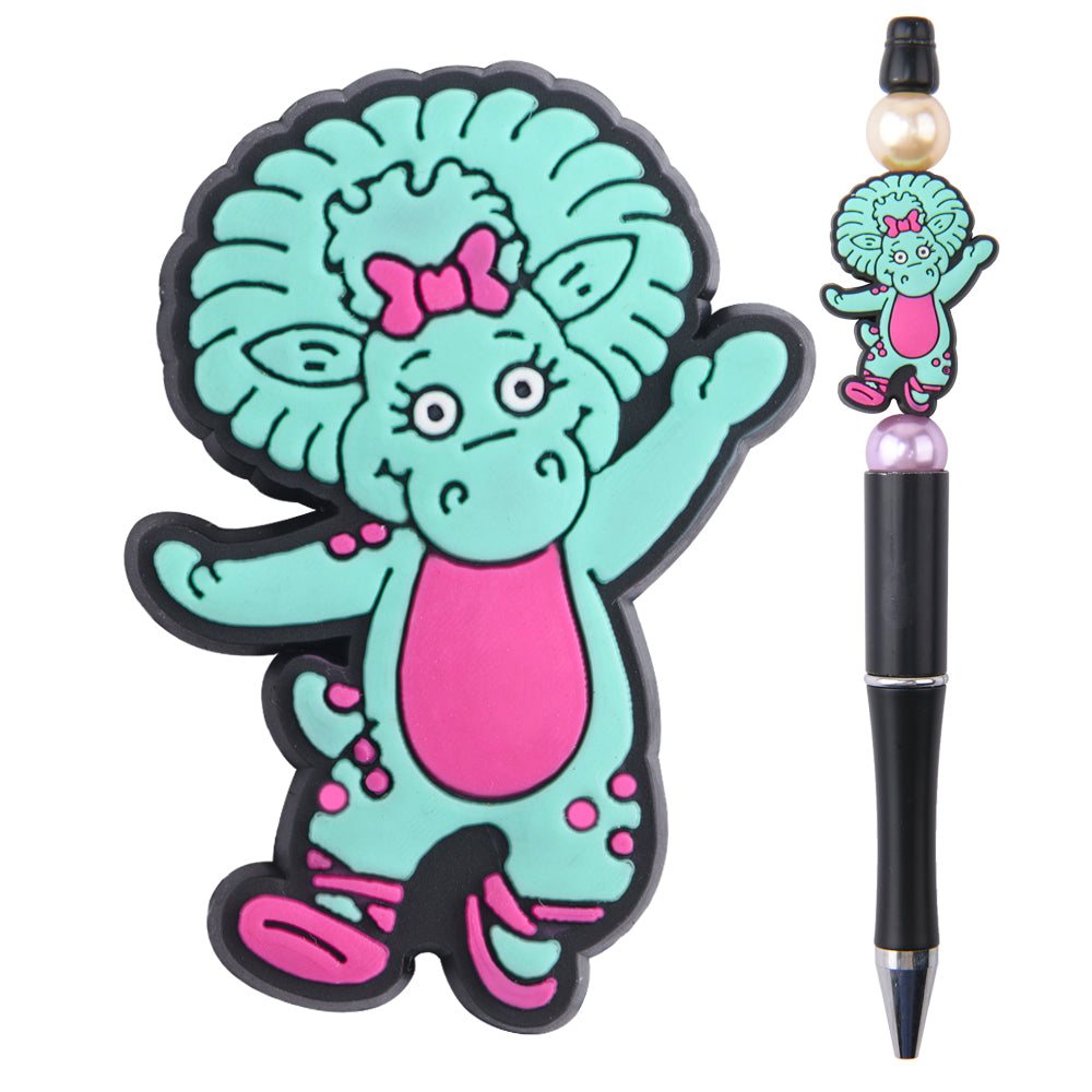 Barney Purple Dinosaur Focal Bead