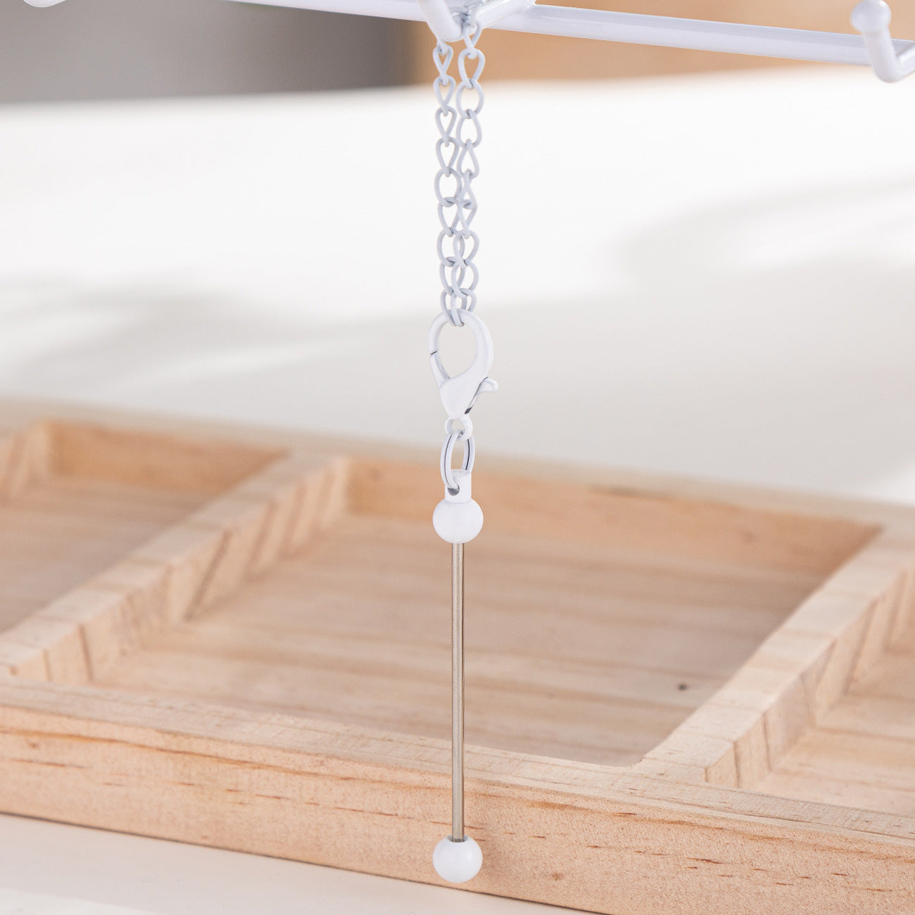 Small Beadable Keychain Bars