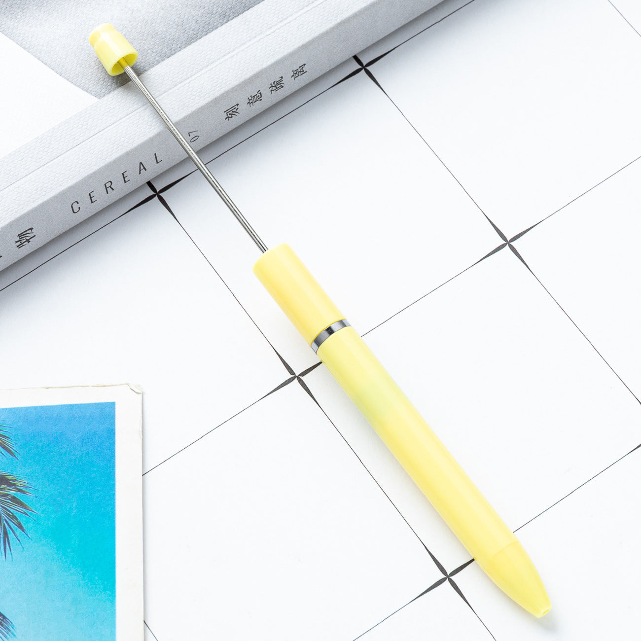 New Refillable Straight Beadable Pen