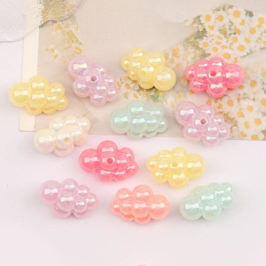 Mixed Color Smaller Cloud Beads