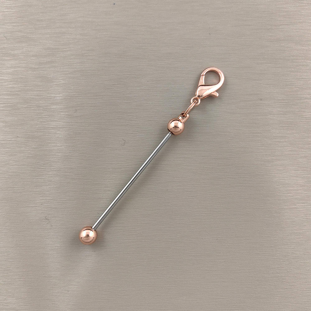 Small Beadable Keychain Bars