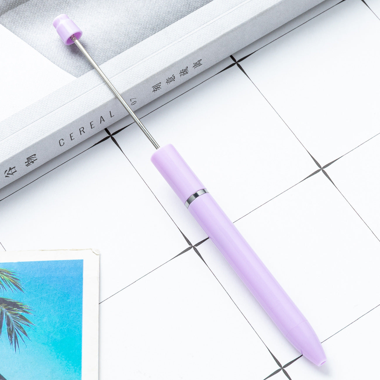 New Refillable Straight Beadable Pen