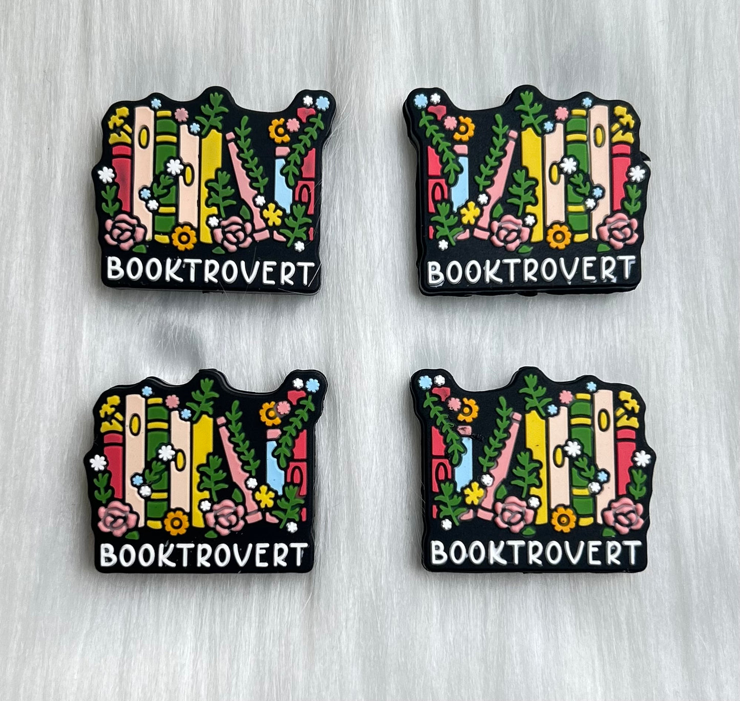 Booktrovert Focal Bead