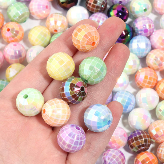 16mm Solid Disco Mix Beads