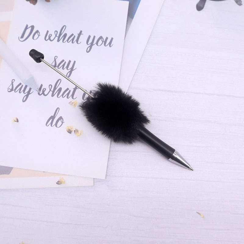 Fluffy Fur Beadable Pen