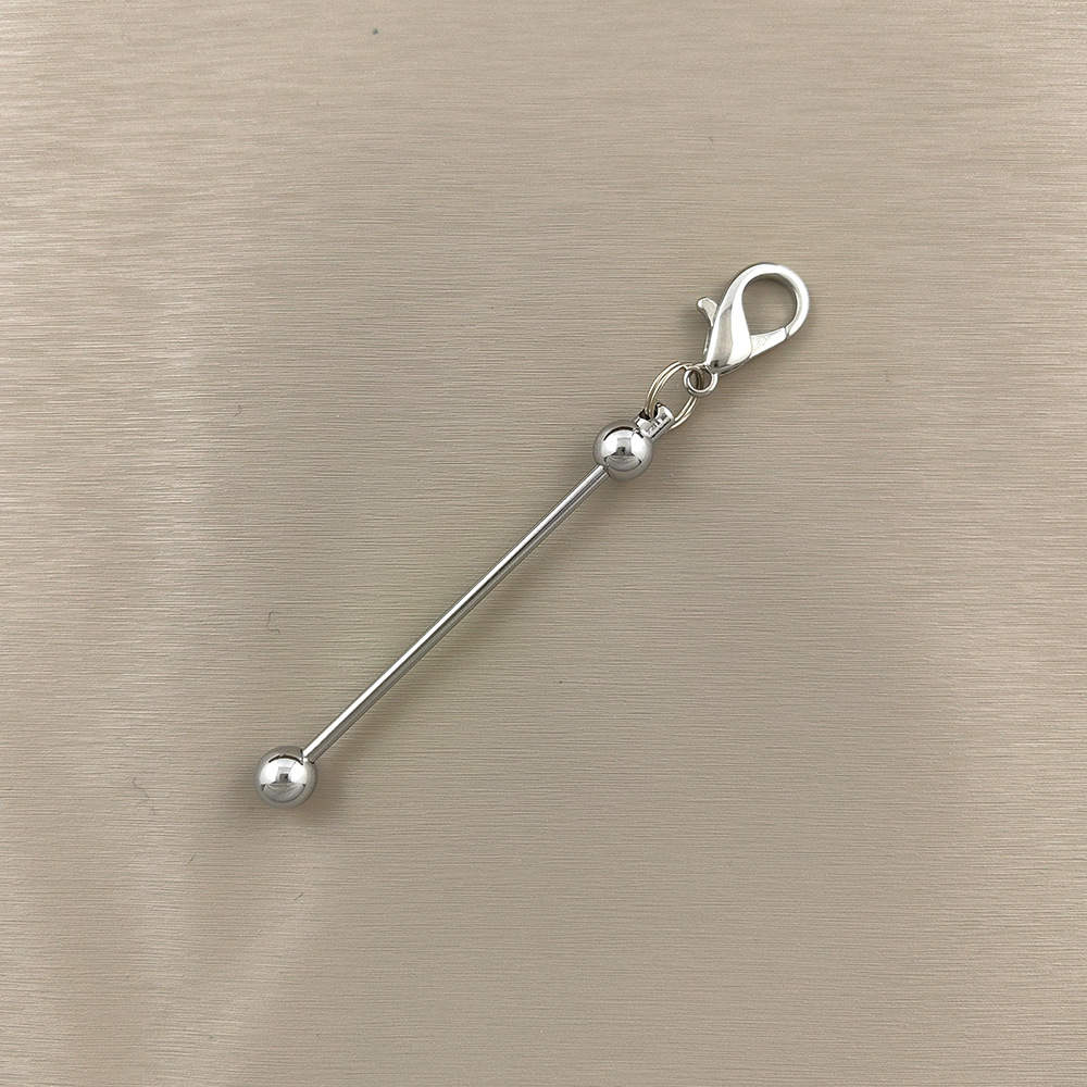 Small Beadable Keychain Bars