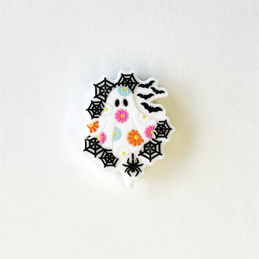 Spidey Flower Ghost Focal Bead
