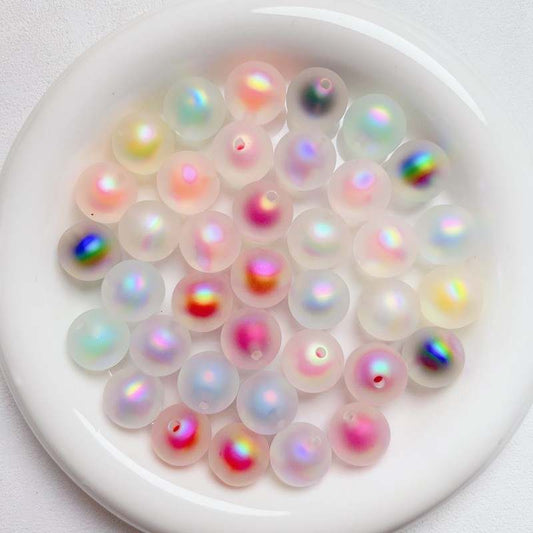 16mm UV Double Layer Frosted Mix Beads