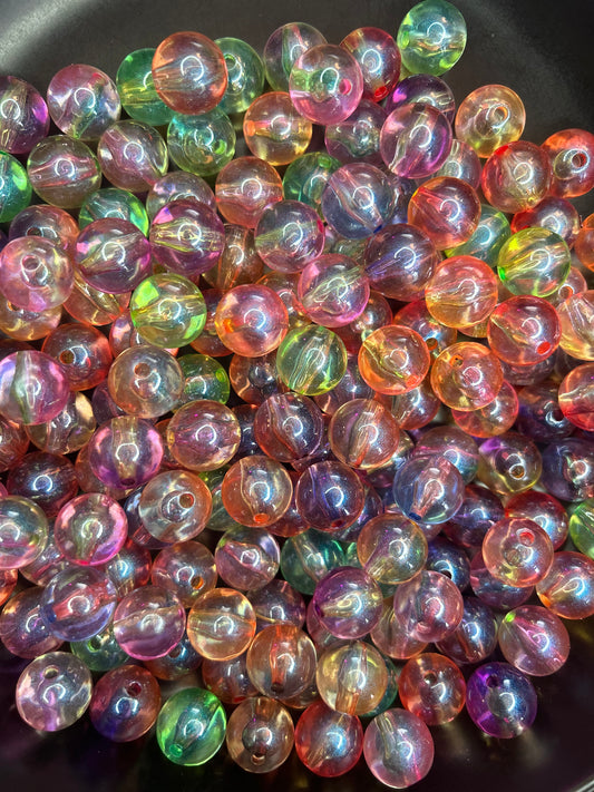 New 16mm Clear Ombre Beads