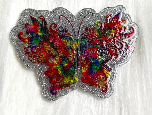 Butterfly Glitter Acrylic