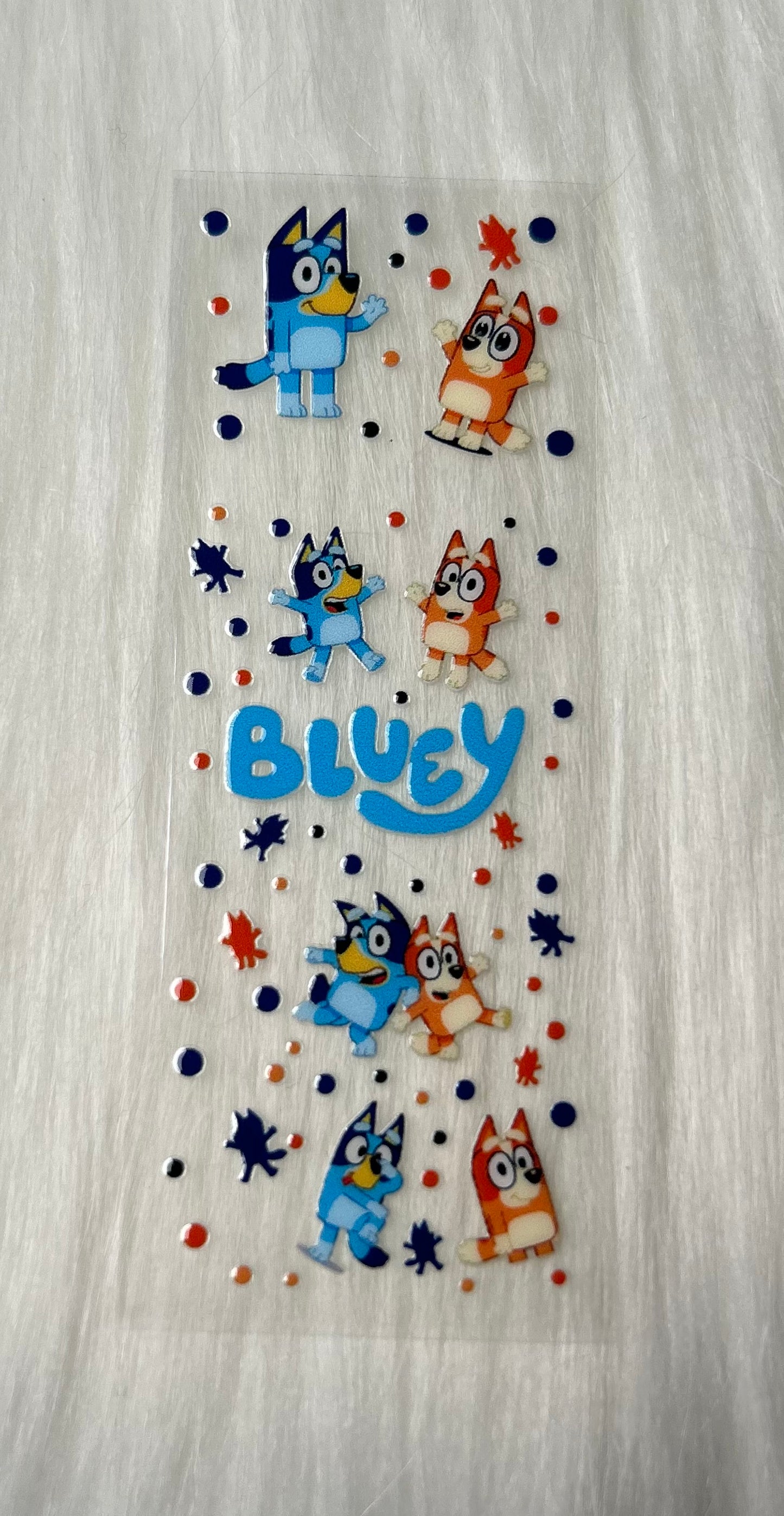 Blue Dog & Orange Dog Pen Wrap