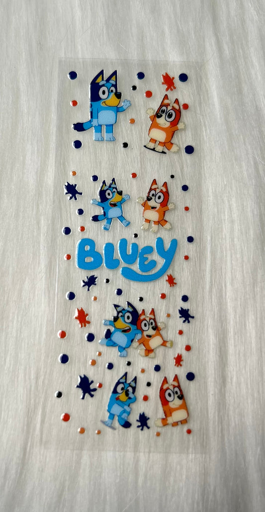 Blue Dog & Orange Dog Pen Wrap