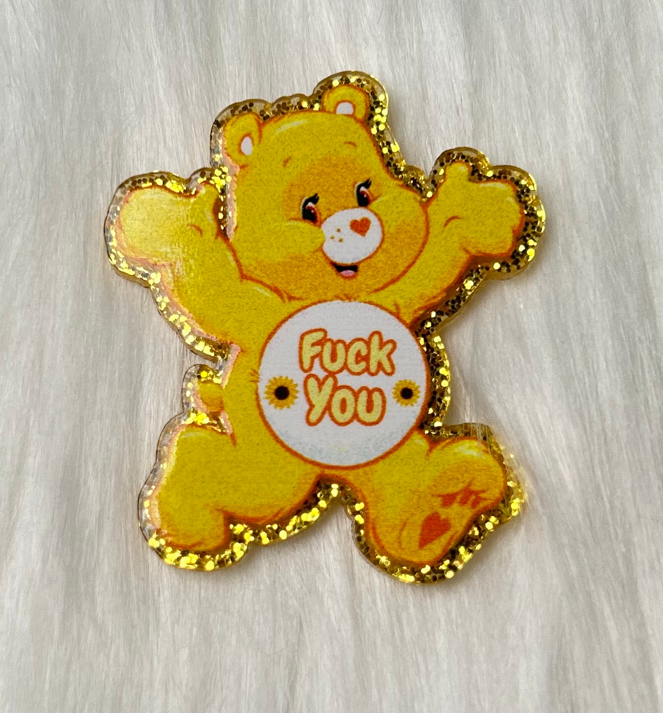 Swear Bears Glitter Acrylic