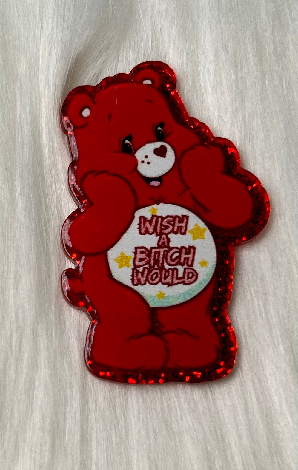 Swear Bears Glitter Acrylic