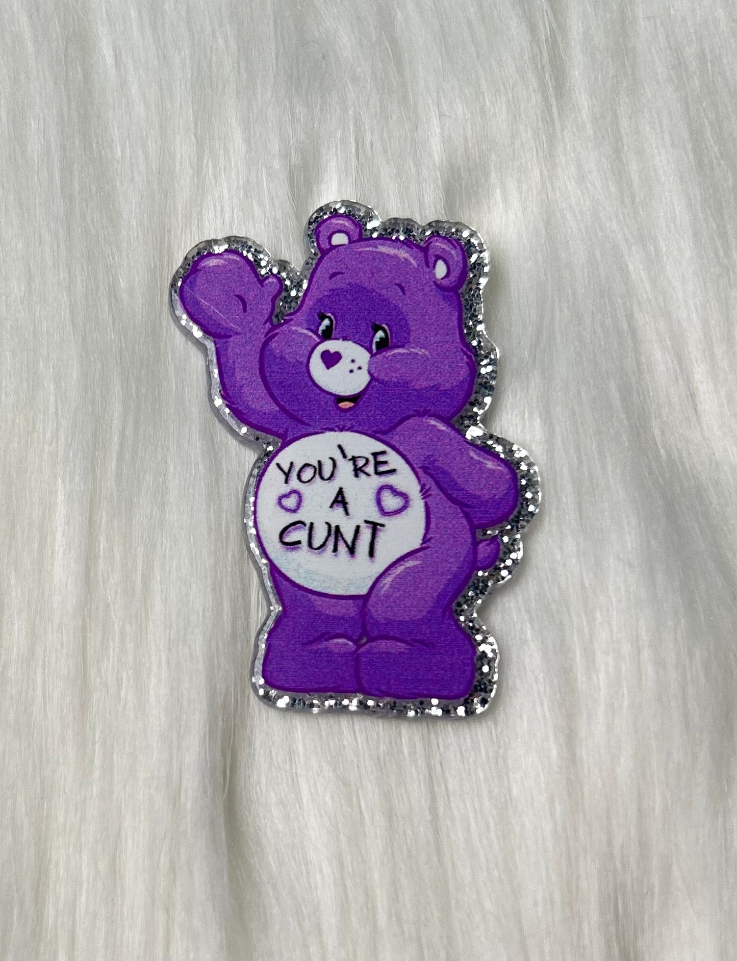 Swear Bears Glitter Acrylic