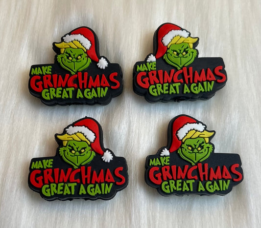 Make Grinchmas Great Again Focal Bead