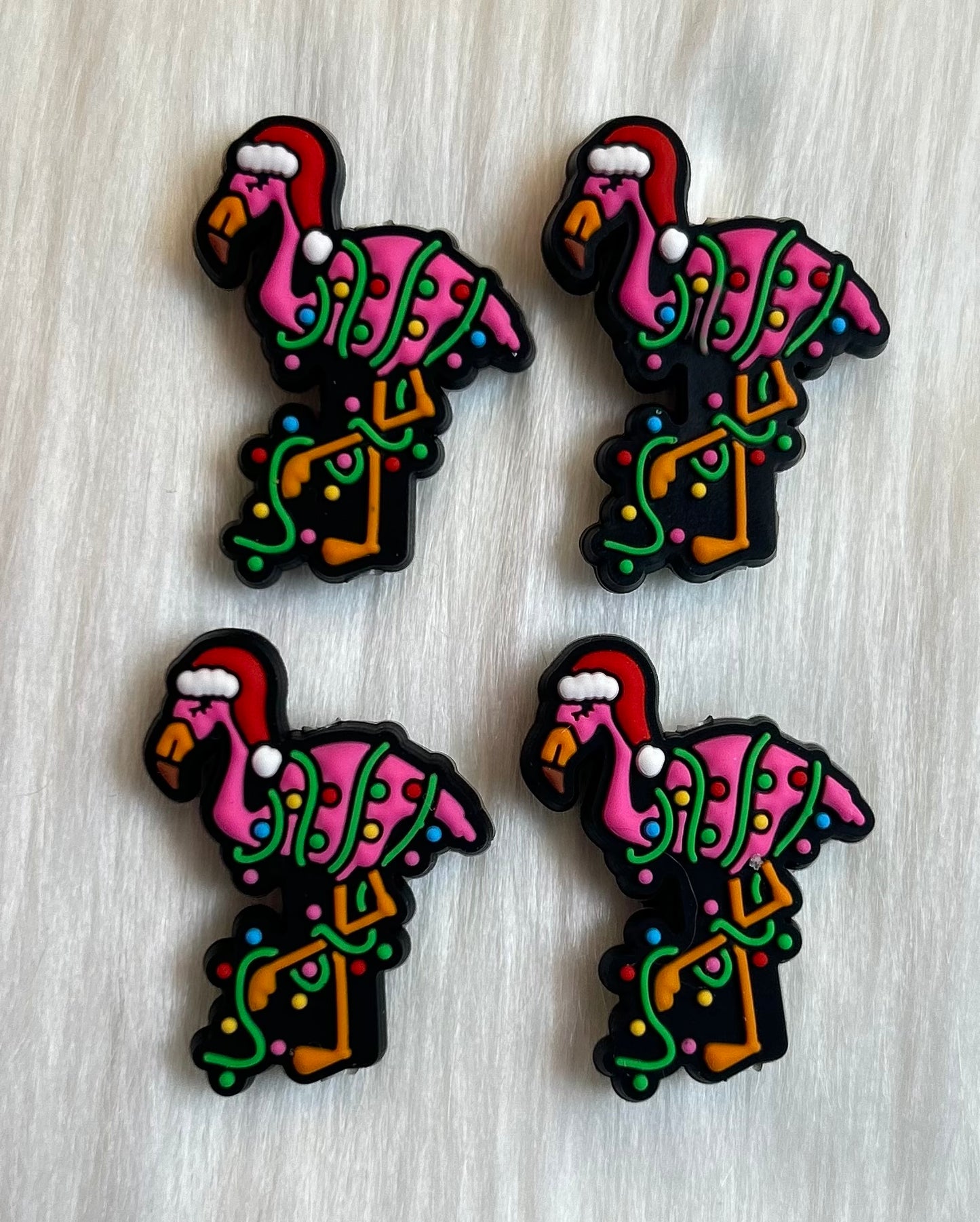 Festive Flamingo Focal Bead