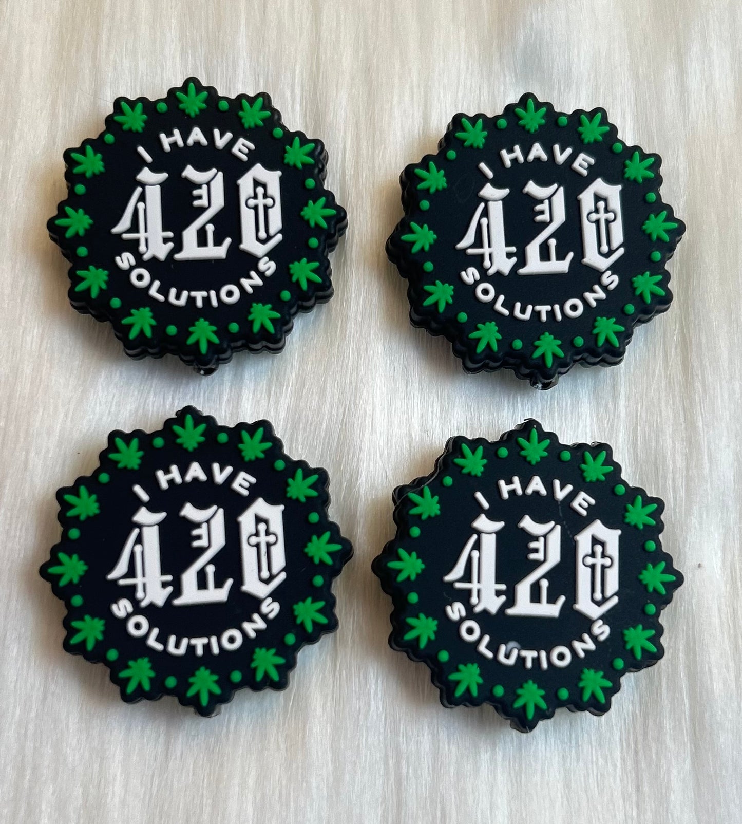 I Have 420 Solutions Focal Bead