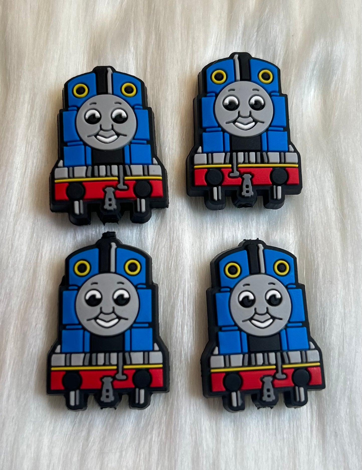 Blue Train Focal Bead