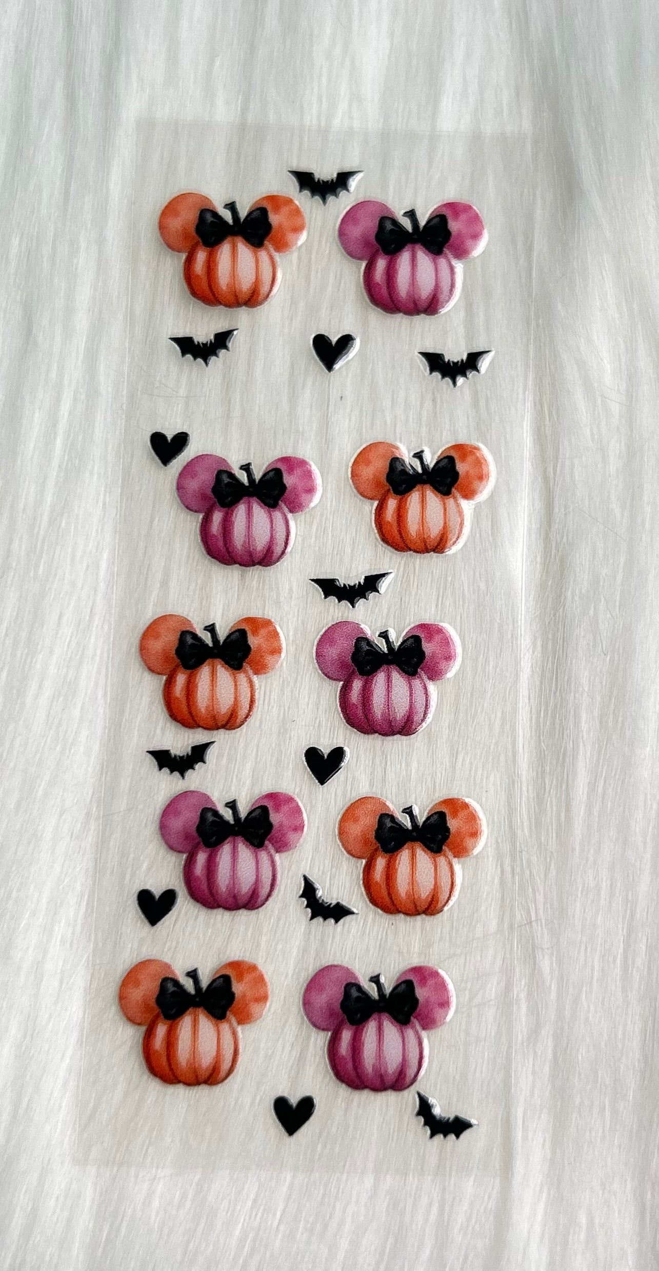 Pumpkin Mouse With Bows Pen Wrap