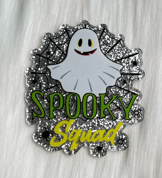 Spooky Squad Glitter Acrylic