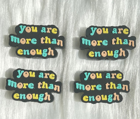 'You Are More Than Enough' Focal Bead