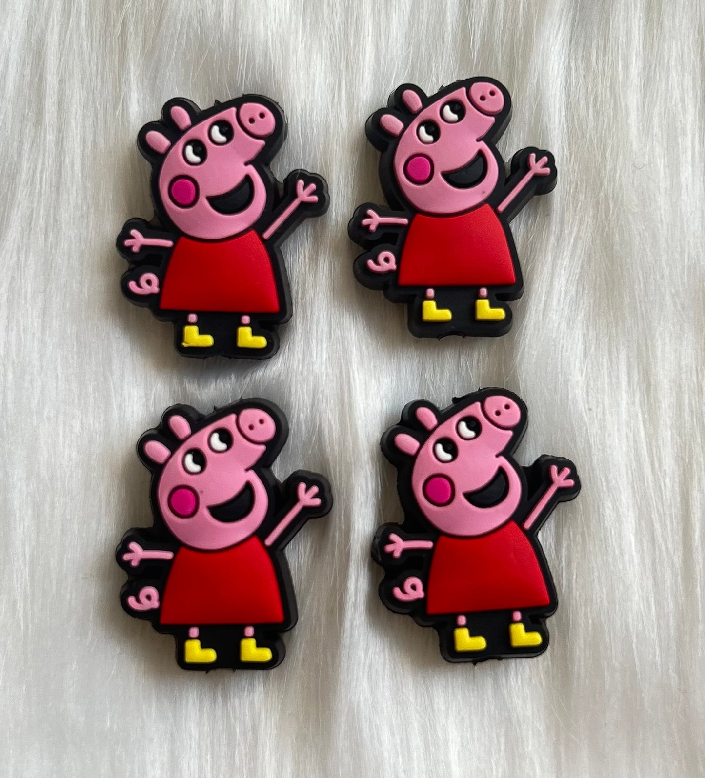 Cartoon Pig Focal Bead