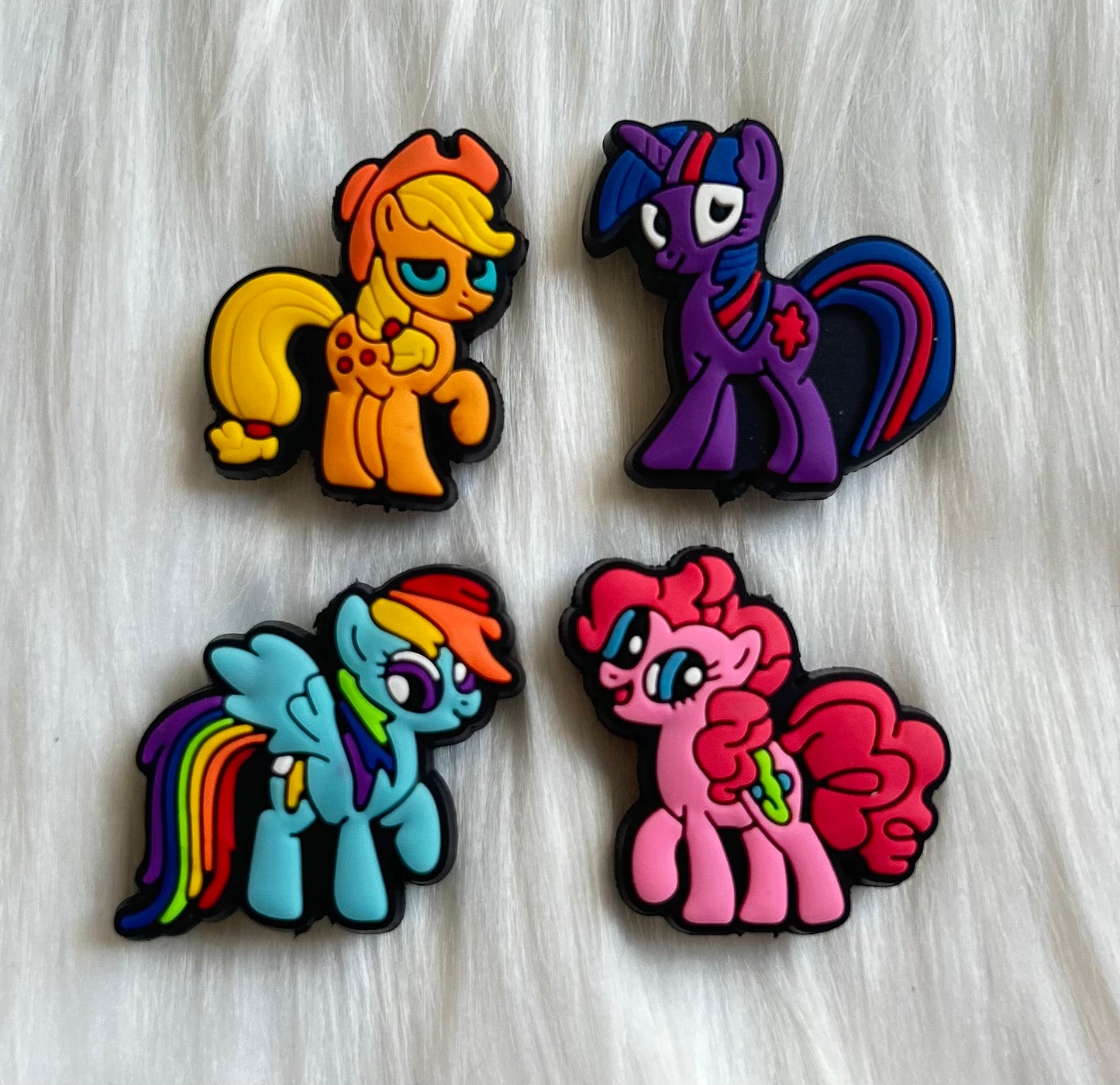 Colorful Ponies Focal Bead